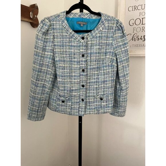 EUC NY Collection Womens Tweed Jacket - Picture 1 of 8